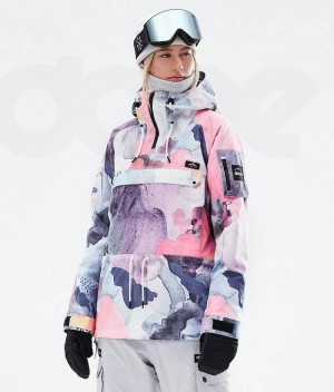 Navy / Pink Women's Dope Annok W 2021 Ski Jackets | India_D1513