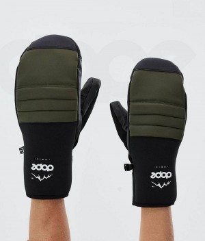 Olive Men's Dope Ace Snowboard Gloves | India_D1921