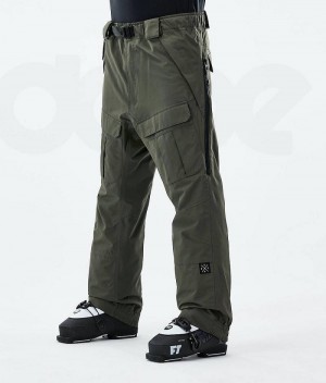 Olive Men's Dope Antek 2021 Ski Pants | India_D1002