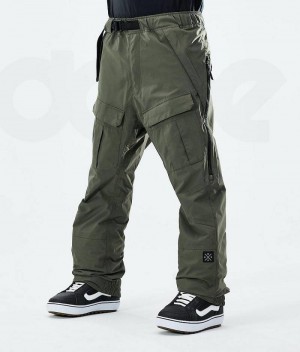 Olive Men's Dope Antek Snowboard Pants | India_D1095