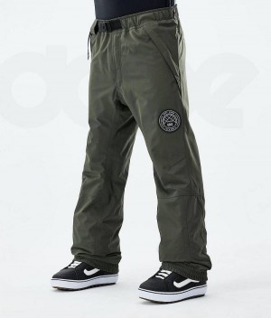 Olive Men's Dope Blizzard 2021 Snowboard Pants | India_D2443