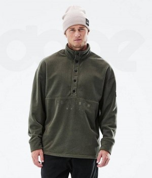 Olive Men's Dope Comfy 2021 Fleece | India_D1047