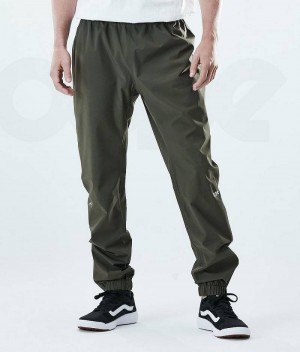 Olive Men's Dope Drizzard Outdoor Pants | India_D1611