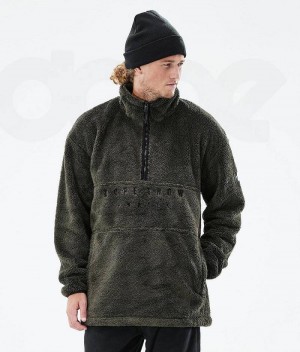 Olive Men's Dope Pile 2021 Fleece | India_D2136