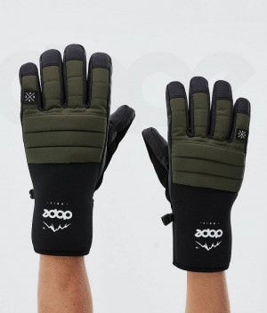 Olive Women's Dope Ace Snowboard Gloves | India_D2501