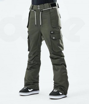 Olive Women's Dope Iconic W 2021 Snowboard Pants | India_D1912