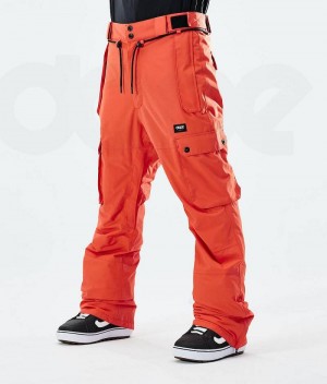 Orange Men's Dope Iconic 2021 Snowboard Pants | India_D1109