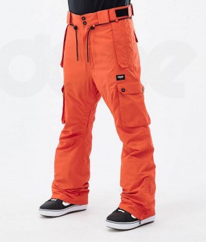 Orange Men's Dope Iconic Snowboard Pants | India_D1533