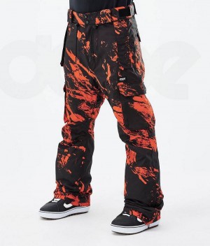 Orange Men's Dope Iconic Snowboard Pants | India_D1250