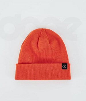 Orange Men's Dope Solitude Beanies | India_D1176