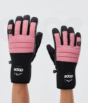 Pink Men's Dope Ace Snowboard Gloves | India_D2192