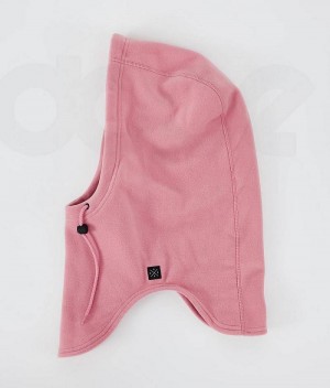 Pink Men's Dope Cozy Hood II Facemasks | India_D1177