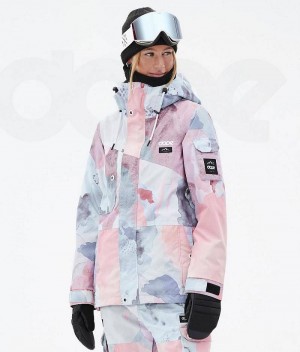 Pink Women's Dope Adept W Ski Jackets | India_D2243