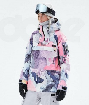 Pink Women's Dope Annok W 2021 Snowboard Jackets | India_D2274