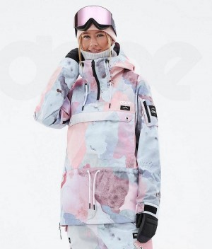 Pink Women's Dope Annok W Ski Jackets | India_D1603