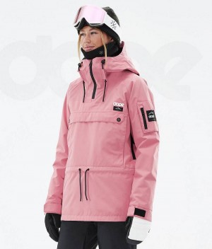 Pink Women's Dope Annok W Snowboard Jackets | India_D1629