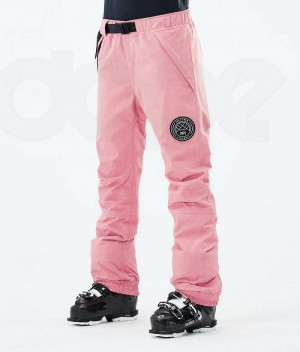 Pink Women's Dope Blizzard W 2021 Ski Pants | India_D1810