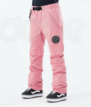 Pink Women's Dope Blizzard W 2021 Snowboard Pants | India_D1365