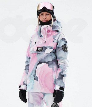 Pink Women's Dope Blizzard W 2021 Snowboard Jackets | India_D2491