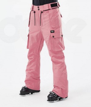 Pink Women's Dope Iconic W Ski Pants | India_D1999