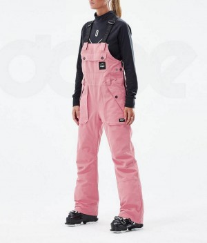 Pink Women's Dope Notorious B.I.B W Ski Pants | India_D1344