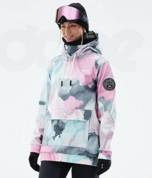 Pink Women's Dope Wylie W Ski Jackets | India_D2217