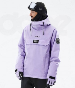 Purple Men's Dope Blizzard Ski Jackets | India_D2314