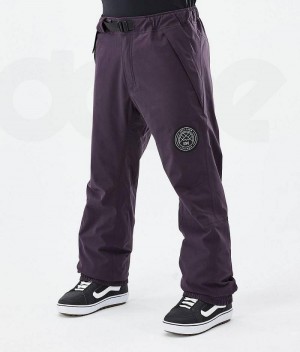 Purple Men's Dope Blizzard Snowboard Pants | India_D2279