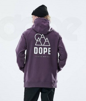 Purple Men's Dope Daily Hoodies | India_D1876