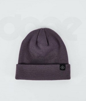 Purple Men's Dope Solitude Beanies | India_D1522