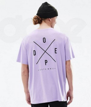 Purple Men's Dope Standard T-shirts | India_D1641