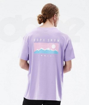 Purple Men's Dope Standard T-shirts | India_D2448