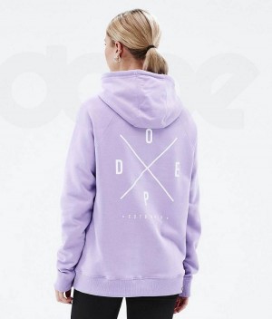 Purple Women's Dope Common W Hoodies | India_D1306