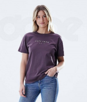 Purple Women's Dope Regular T-shirts | India_D1116