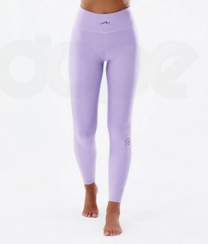 Purple Women's Dope Snuggle W Base Layer Pants | India_D2138