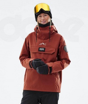 Red Women's Dope Blizzard W Ski Jackets | India_D1697