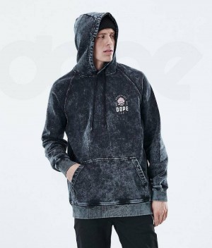 Rose Black Men's Dope Daily Hoodies | India_D2432