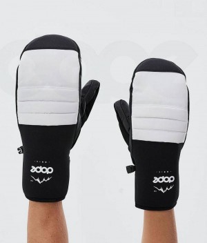 White Men's Dope Ace Snowboard Gloves | India_D2481