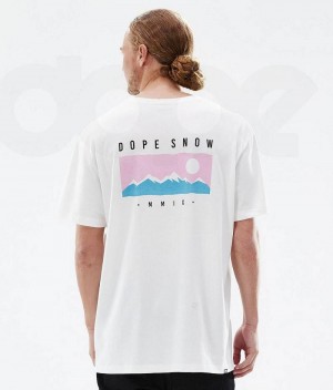 White Men's Dope Standard T-shirts | India_D2010