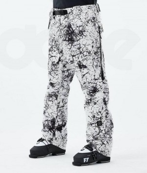 White / Black Men's Dope Antek 2021 Ski Pants | India_D2320