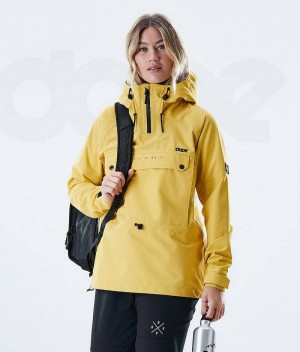 Yellow Women's Dope Hiker W Outdoor Jackets | India_D2423