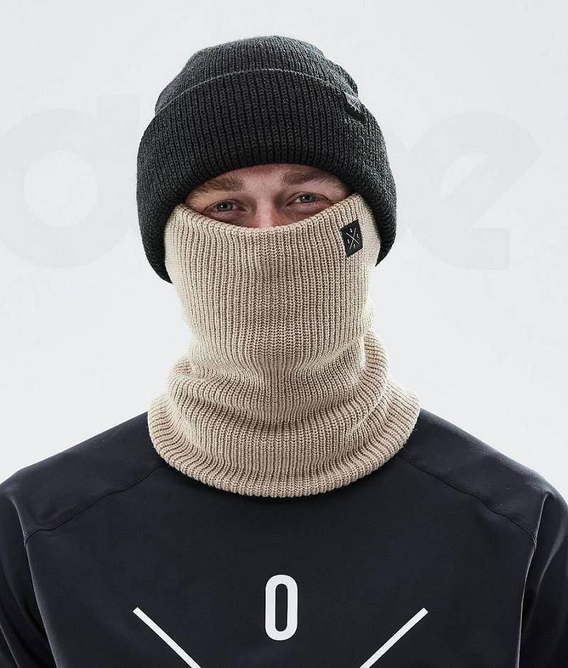 Beige Men's Dope 2X-UP Knitted Facemasks | India_D1394