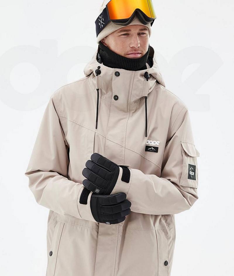 Beige Men's Dope Adept Ski Jackets | India_D1372