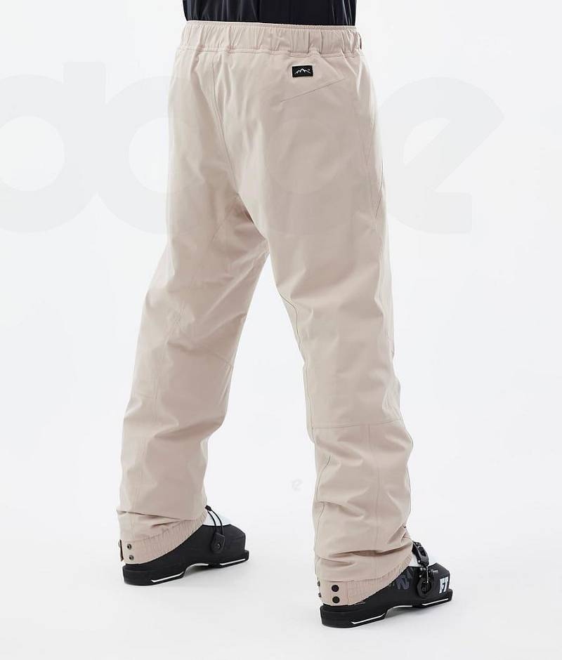 Beige Men's Dope Blizzard Ski Pants | India_D2435