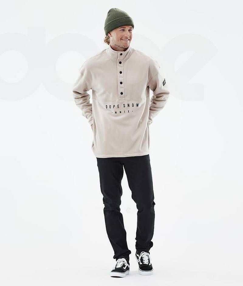 Beige Men's Dope Comfy Fleece | India_D1762