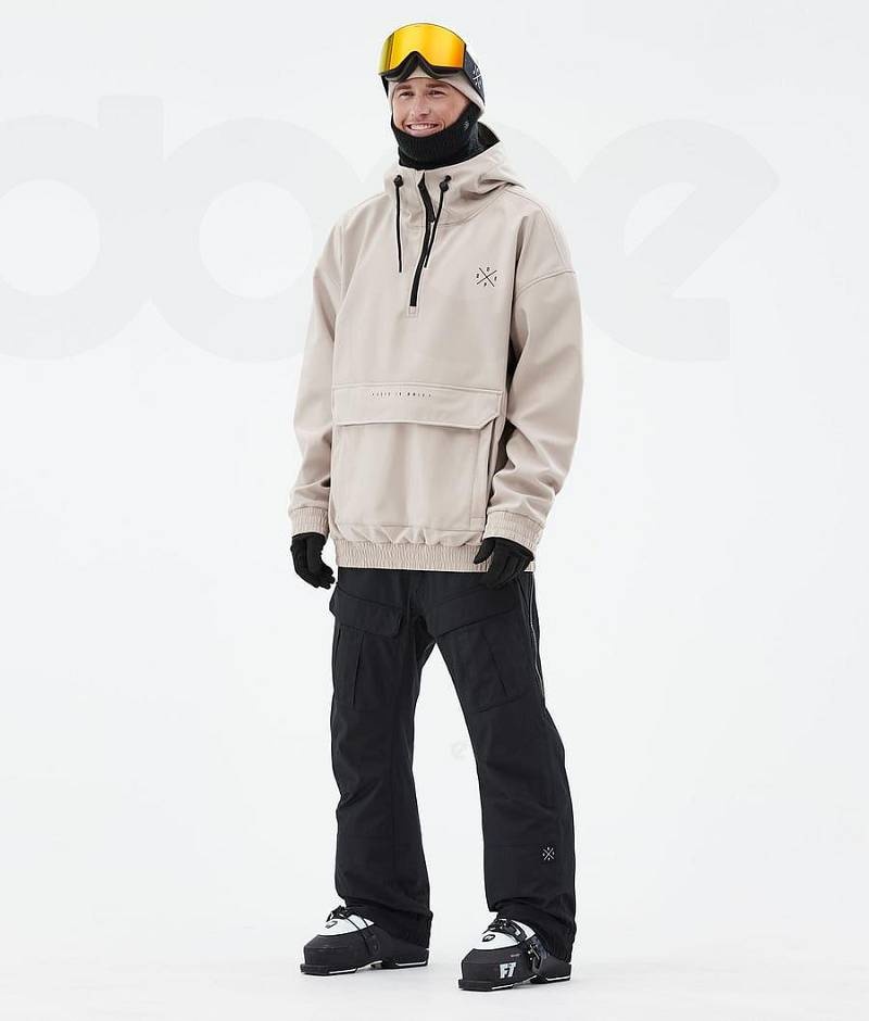 Beige Men's Dope Cyclone Ski Jackets | India_D2302