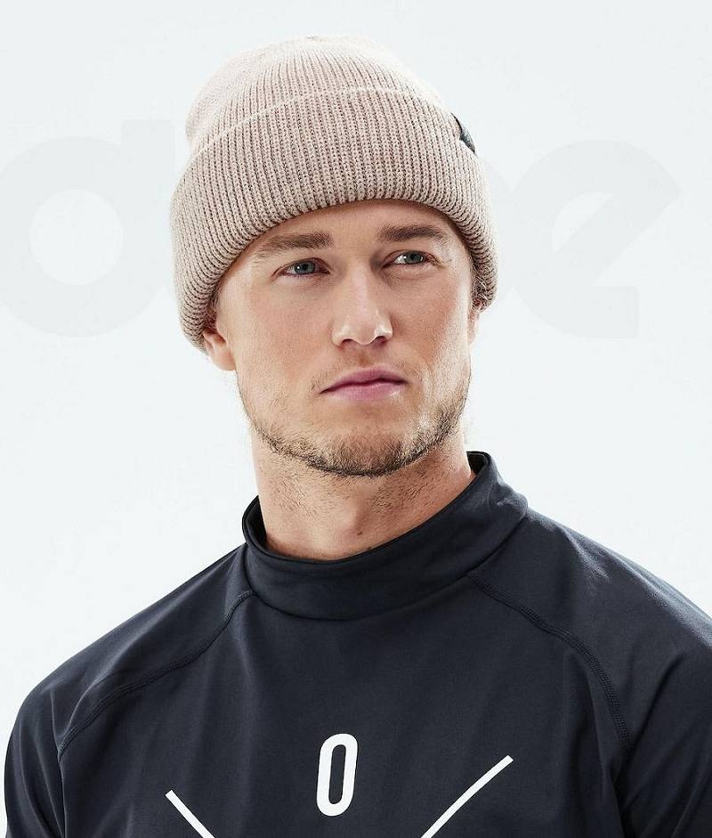 Beige Men's Dope Drifter II Beanies | India_D2385