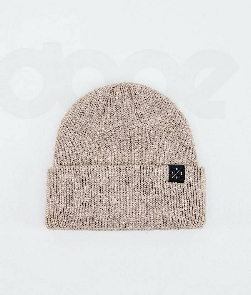 Beige Men\'s Dope Drifter II Beanies | India_D2385