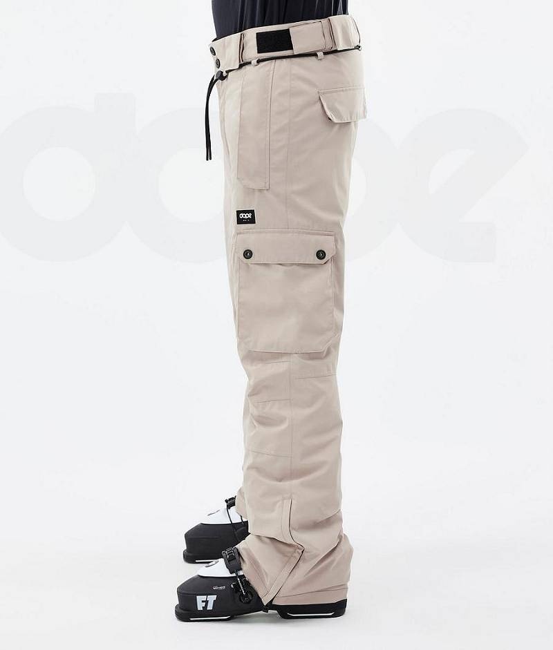 Beige Men's Dope Iconic Ski Pants | India_D2337