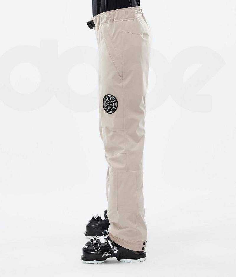 Beige Women's Dope Blizzard W Ski Pants | India_D2029